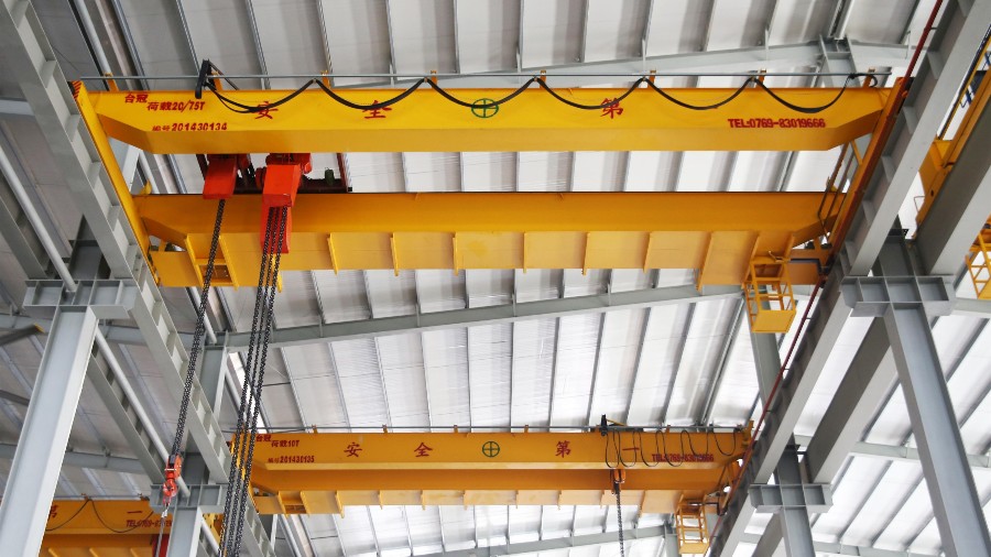 台冠-东莞市铭科精技五金制品有限公司 双梁桥式起重机案例